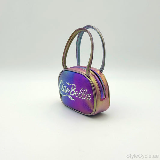 Amina Muaddi Super Amini Ciao Bella Iridescent Bag