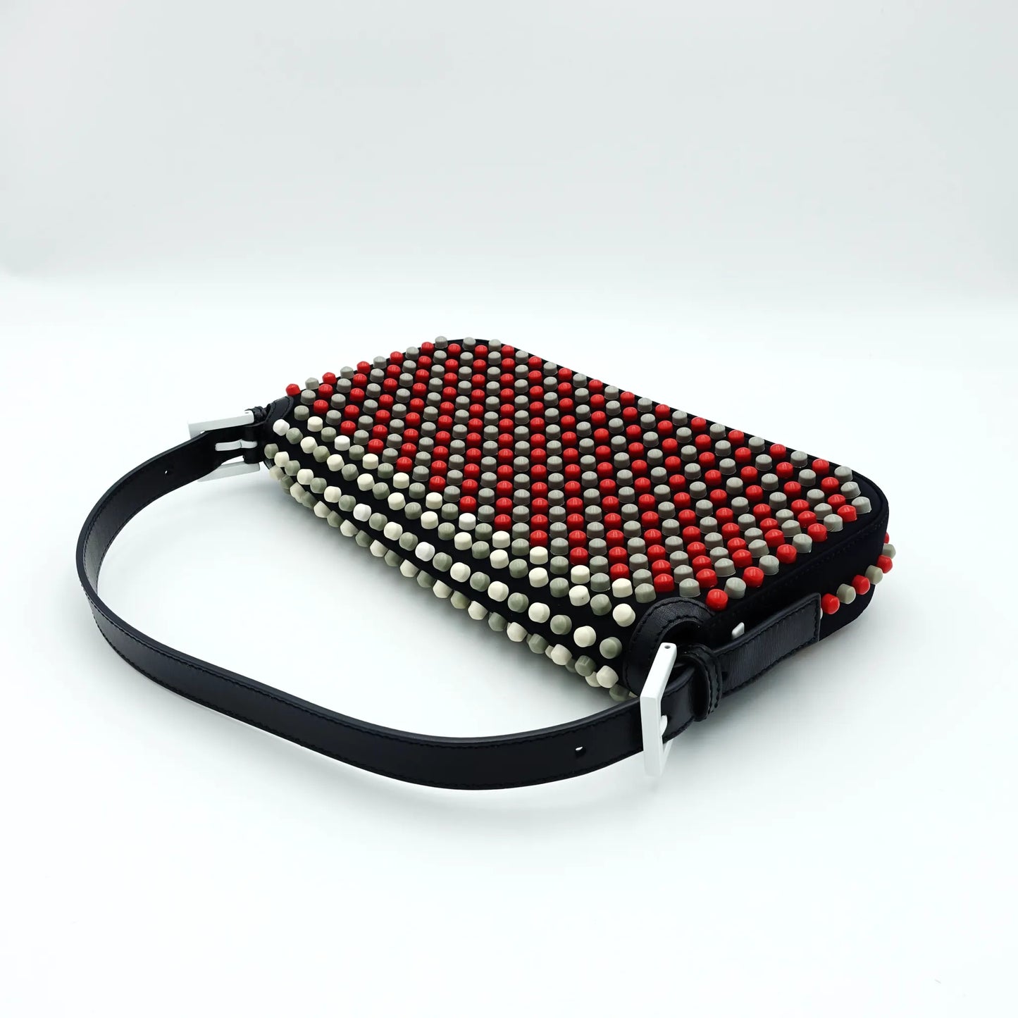 Fendi Baguette Beaded Shoulder Bag