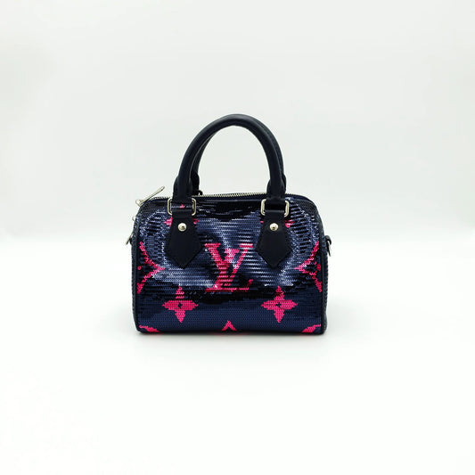 *RARE*Louis Vuitton Speedy Bandoulière 18 – Giant Monogram Sequin Bag