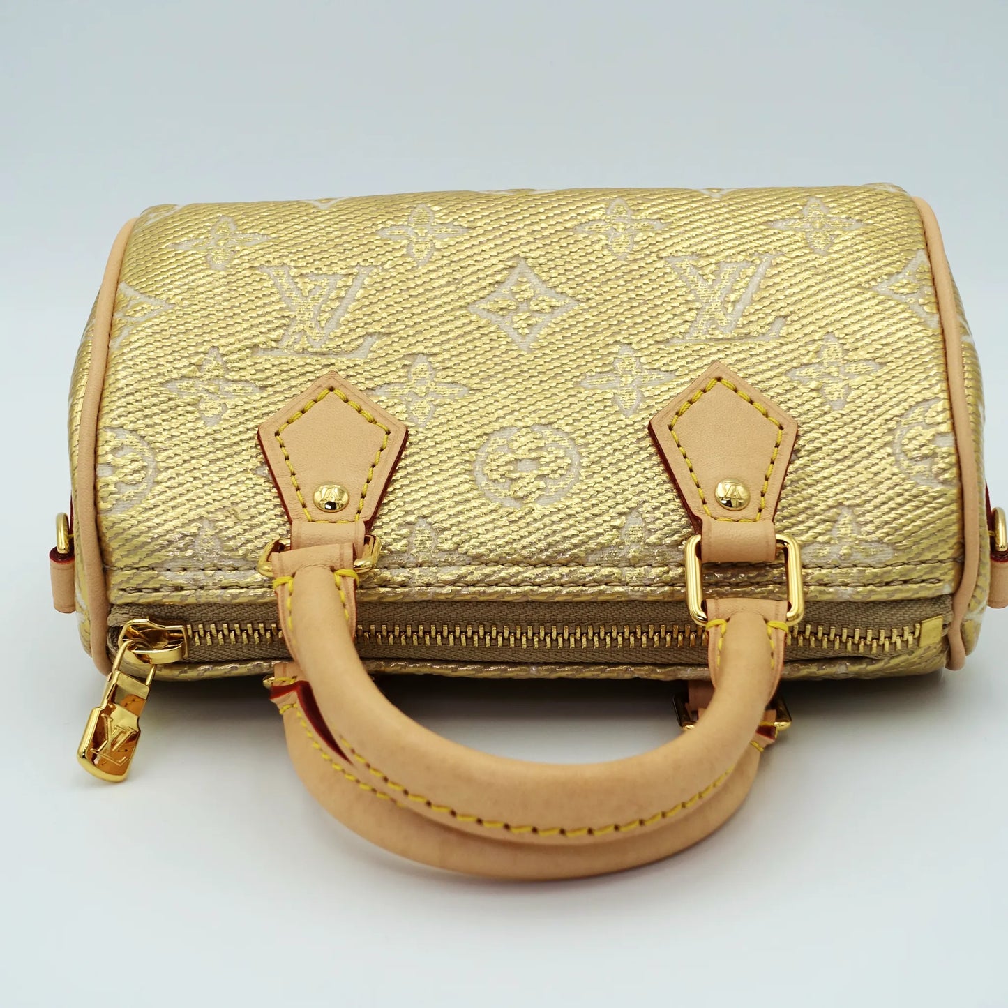 Louis Vuitton Nano Speedy – Limited Edition Gold Monogram Canvas