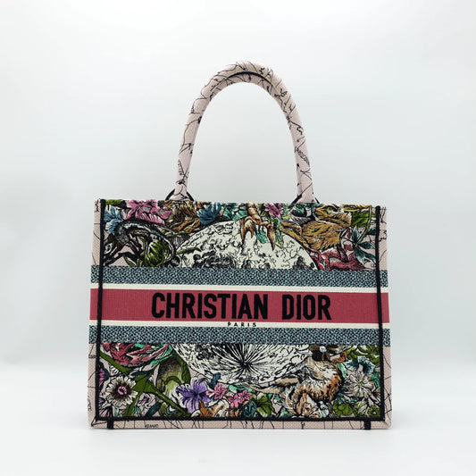 Dior Large Book Tote – Jardin d’Hiver Embroidery