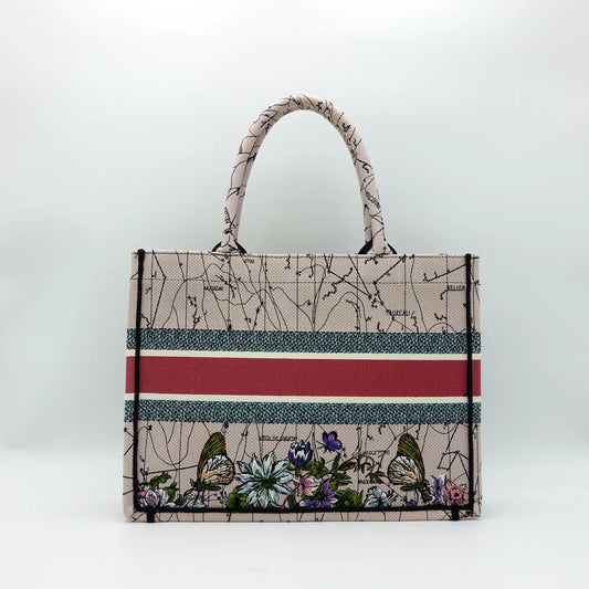 Dior Large Book Tote – Jardin d’Hiver Embroidery