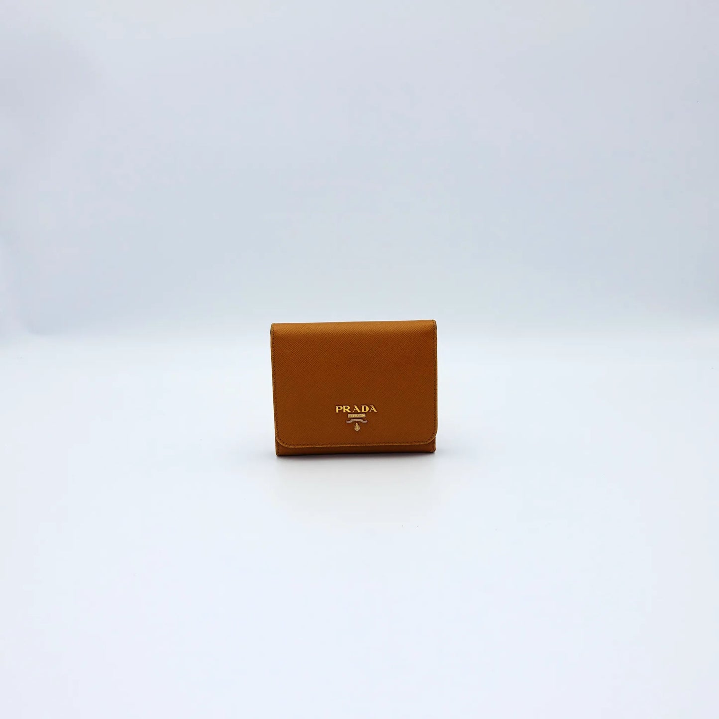 Prada wallet crafted in signature Saffiano leather
