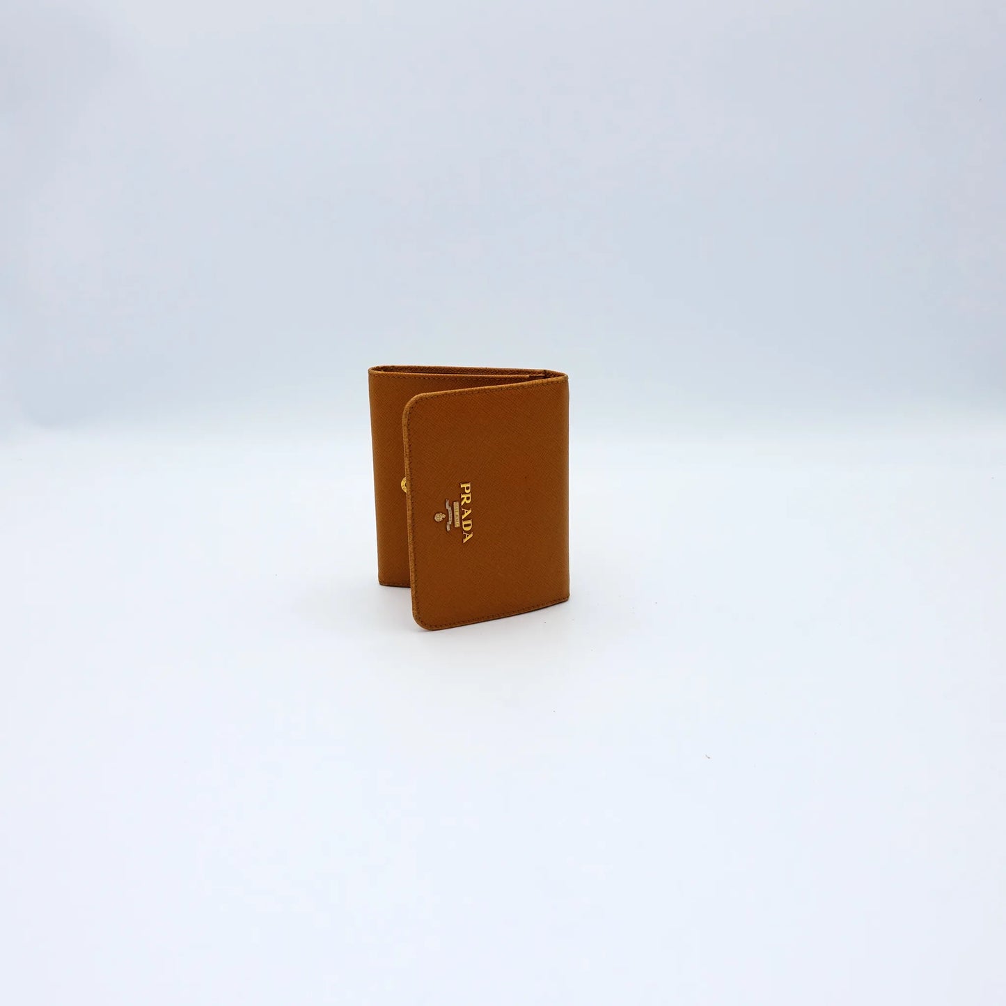 Prada wallet crafted in signature Saffiano leather