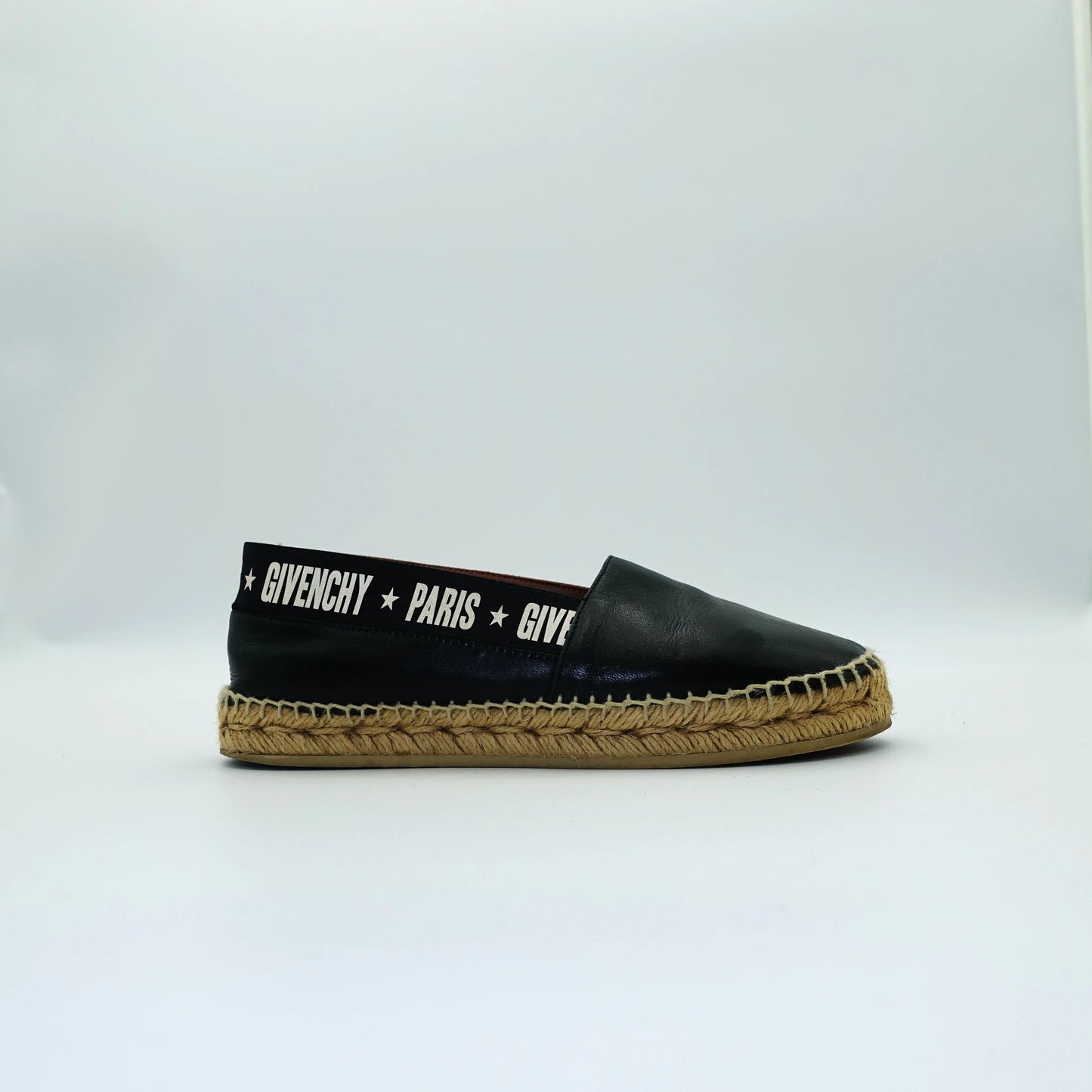 Givenchy Logo-Band Leather Espadrilles