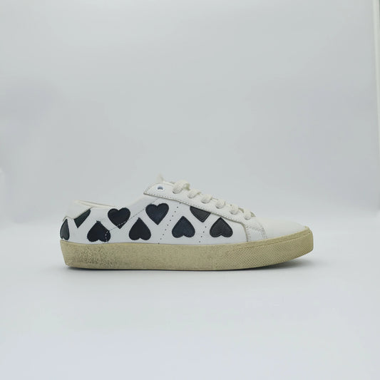 Saint Laurent Court Classic “Black Heart” Sneakers EU36