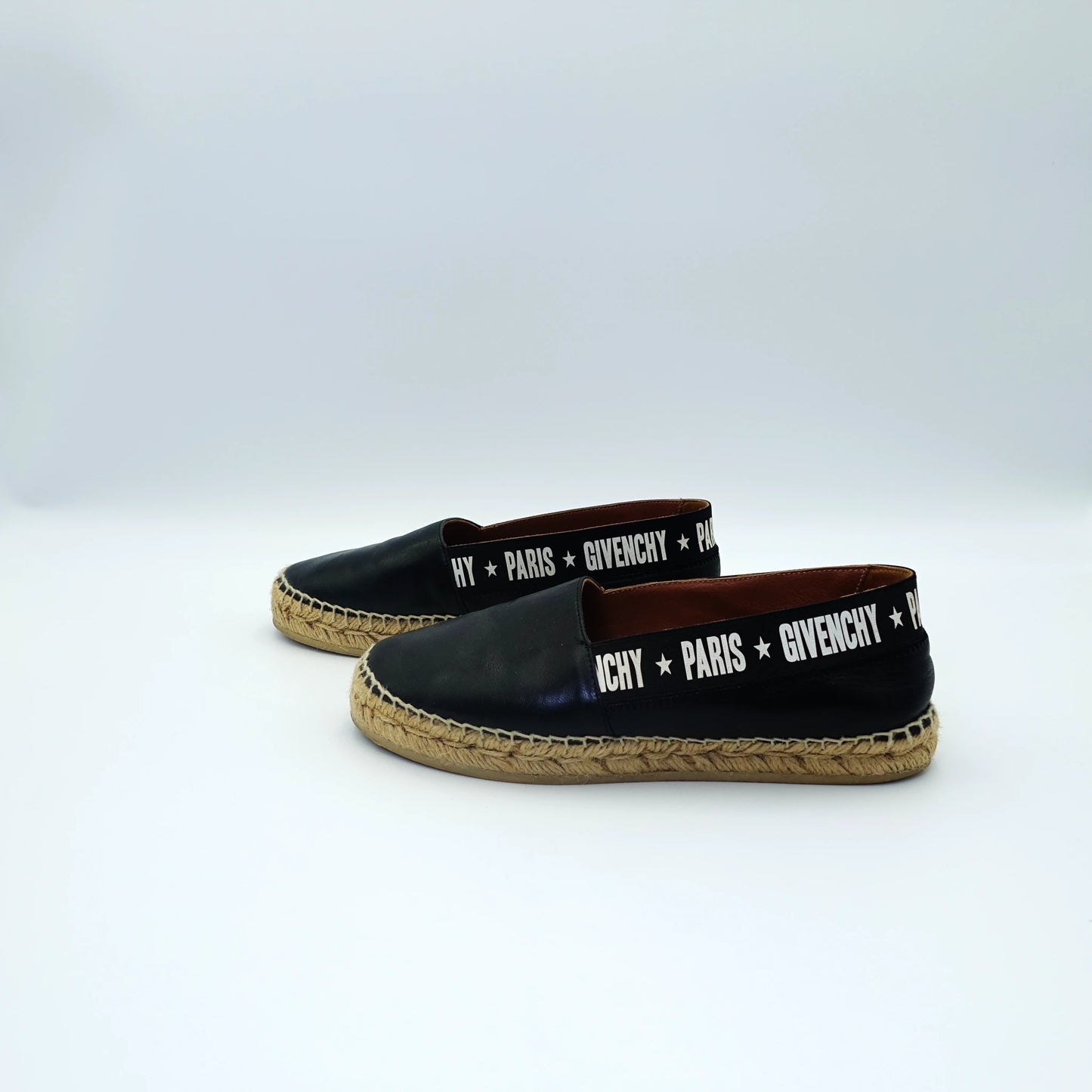 Givenchy Logo-Band Leather Espadrilles