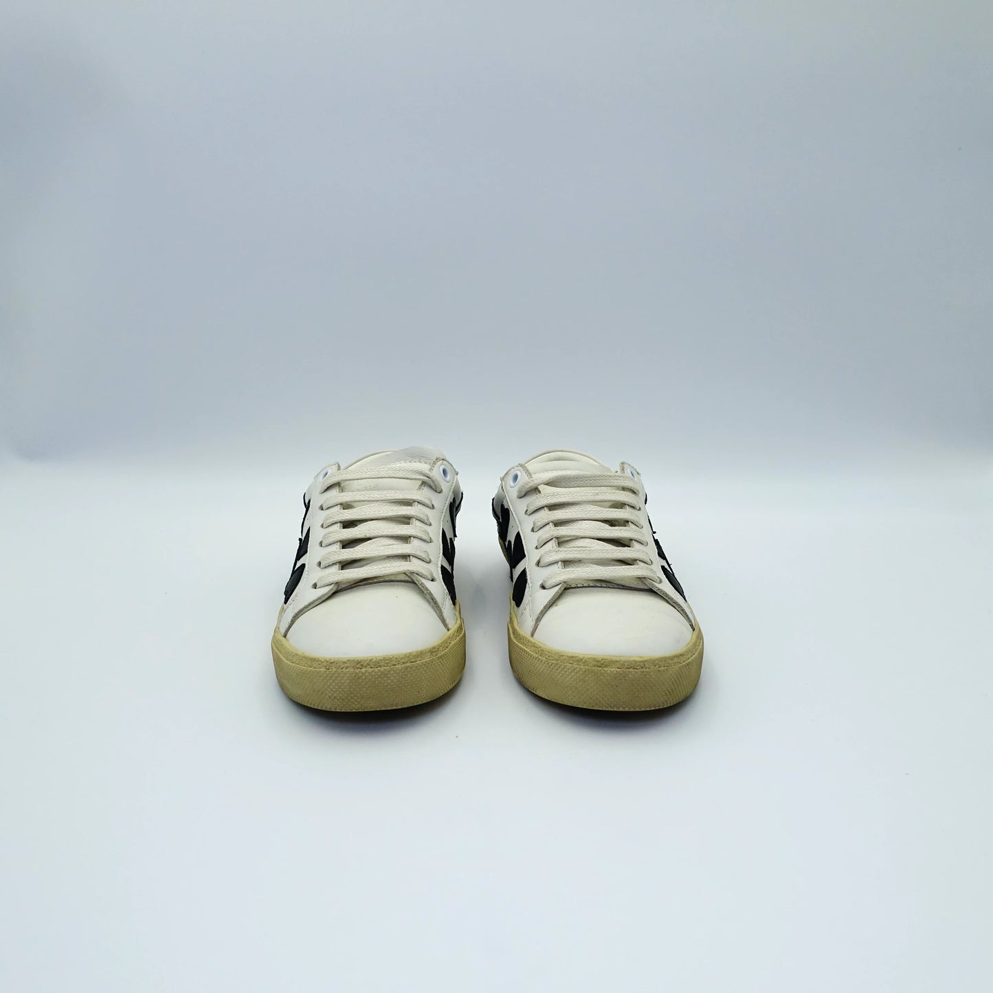 Saint Laurent Court Classic “Black Heart” Sneakers EU36