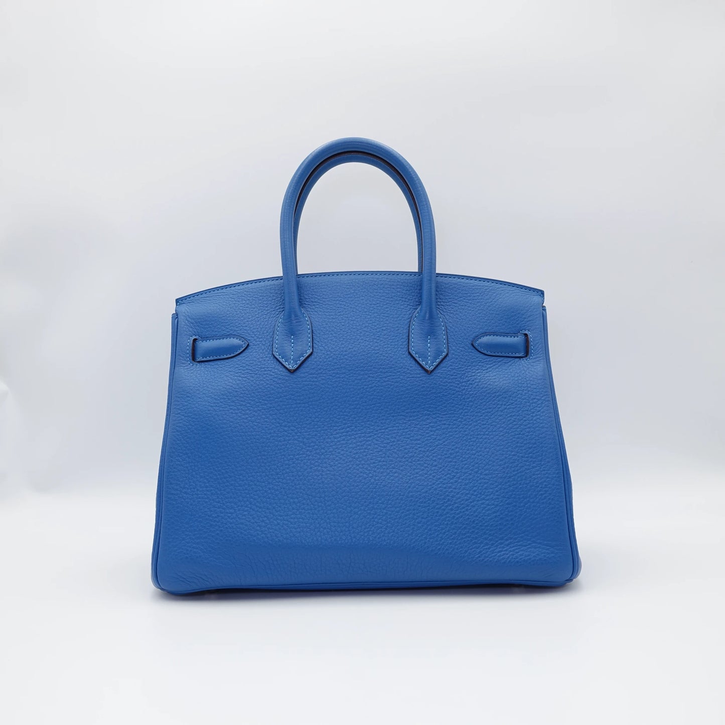 *HOT BUY* Hermes Birkin 30 Blue Mykonos in Clemence Leather with Palladium Hardware
