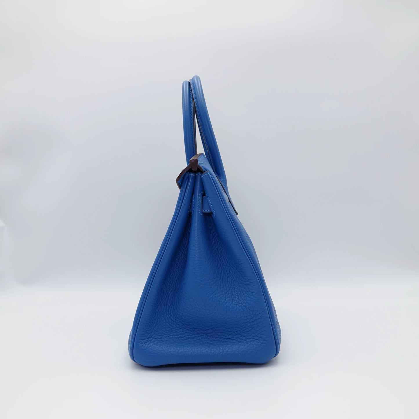 *HOT BUY* Hermes Birkin 30 Blue Mykonos in Clemence Leather with Palladium Hardware