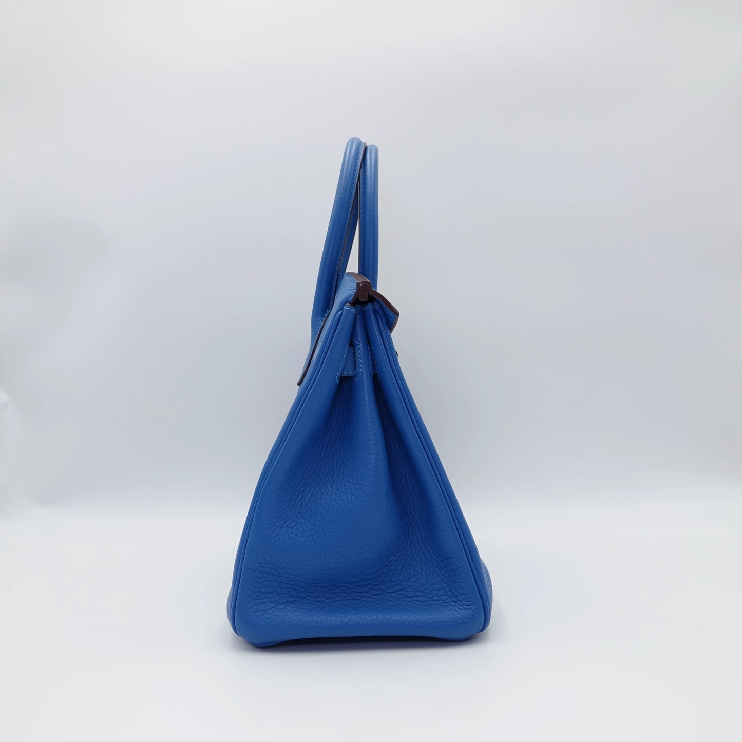 *HOT BUY* Hermes Birkin 30 Blue Mykonos in Clemence Leather with Palladium Hardware