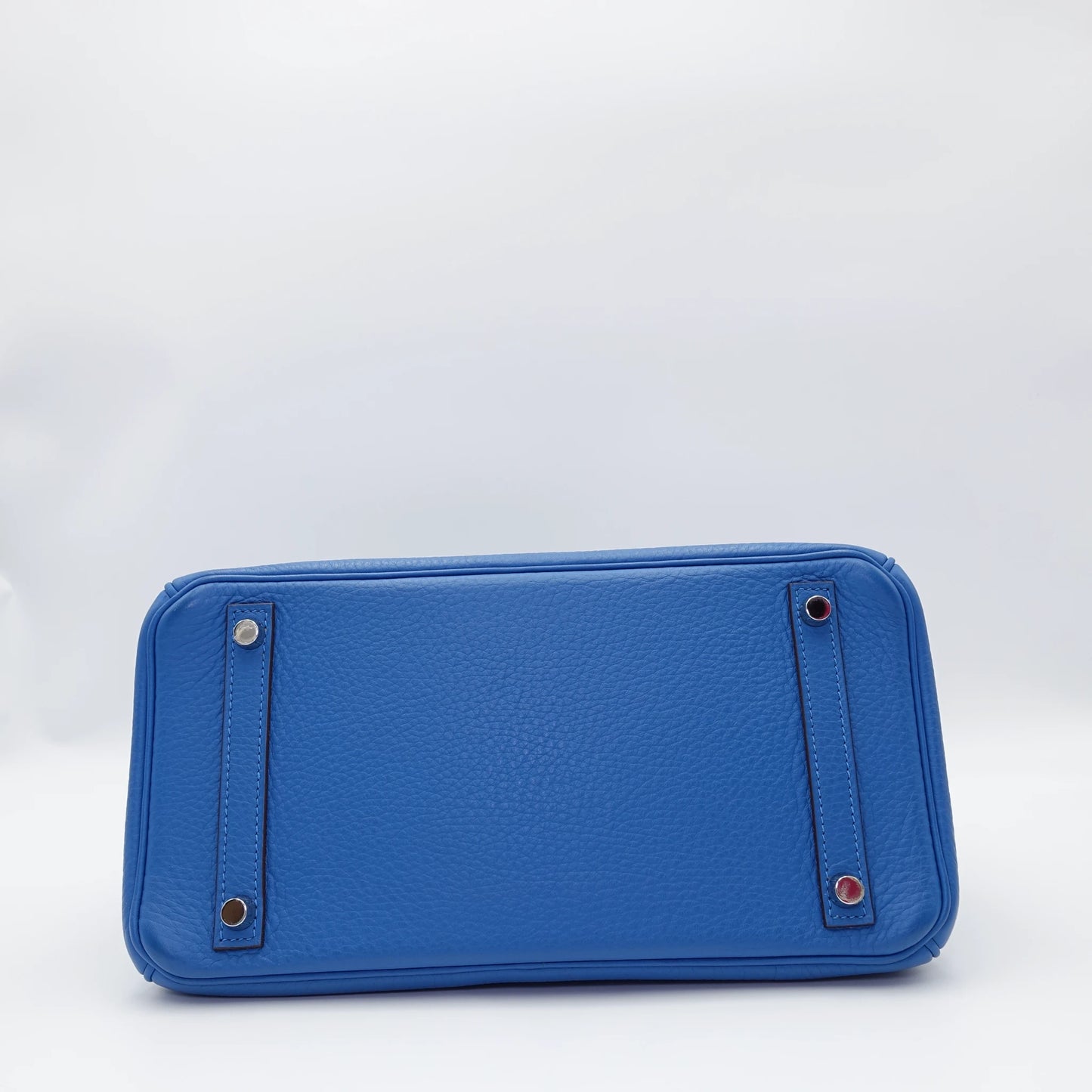 *HOT BUY* Hermes Birkin 30 Blue Mykonos in Clemence Leather with Palladium Hardware