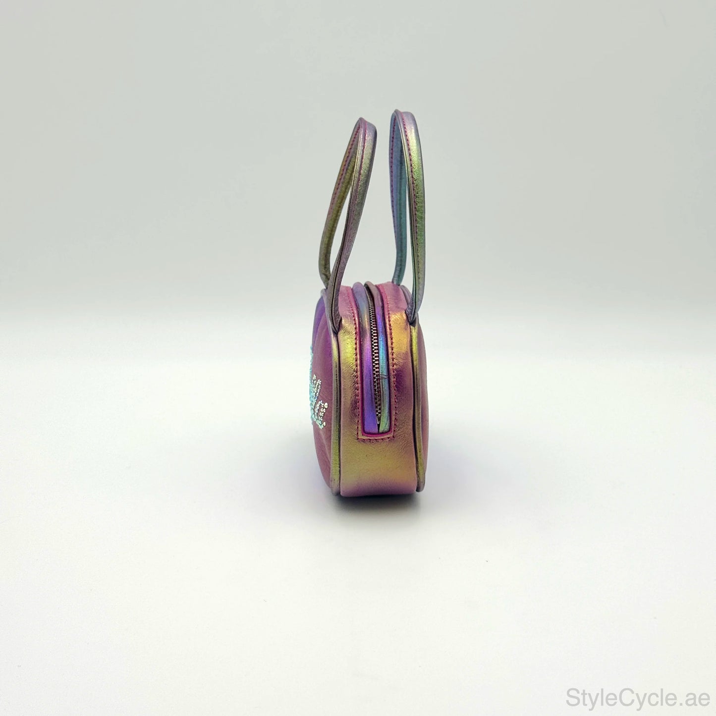 Amina Muaddi Super Amini Ciao Bella Iridescent Bag