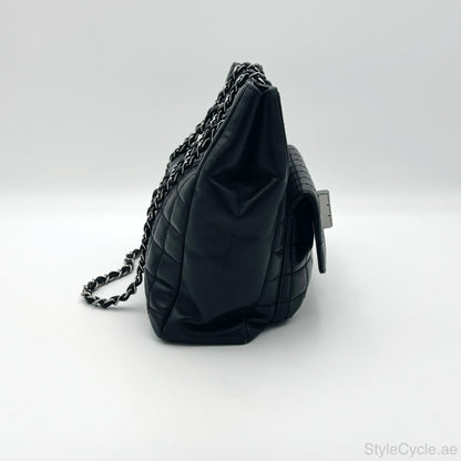 Chanel Black Cube Bar Quilted Bag