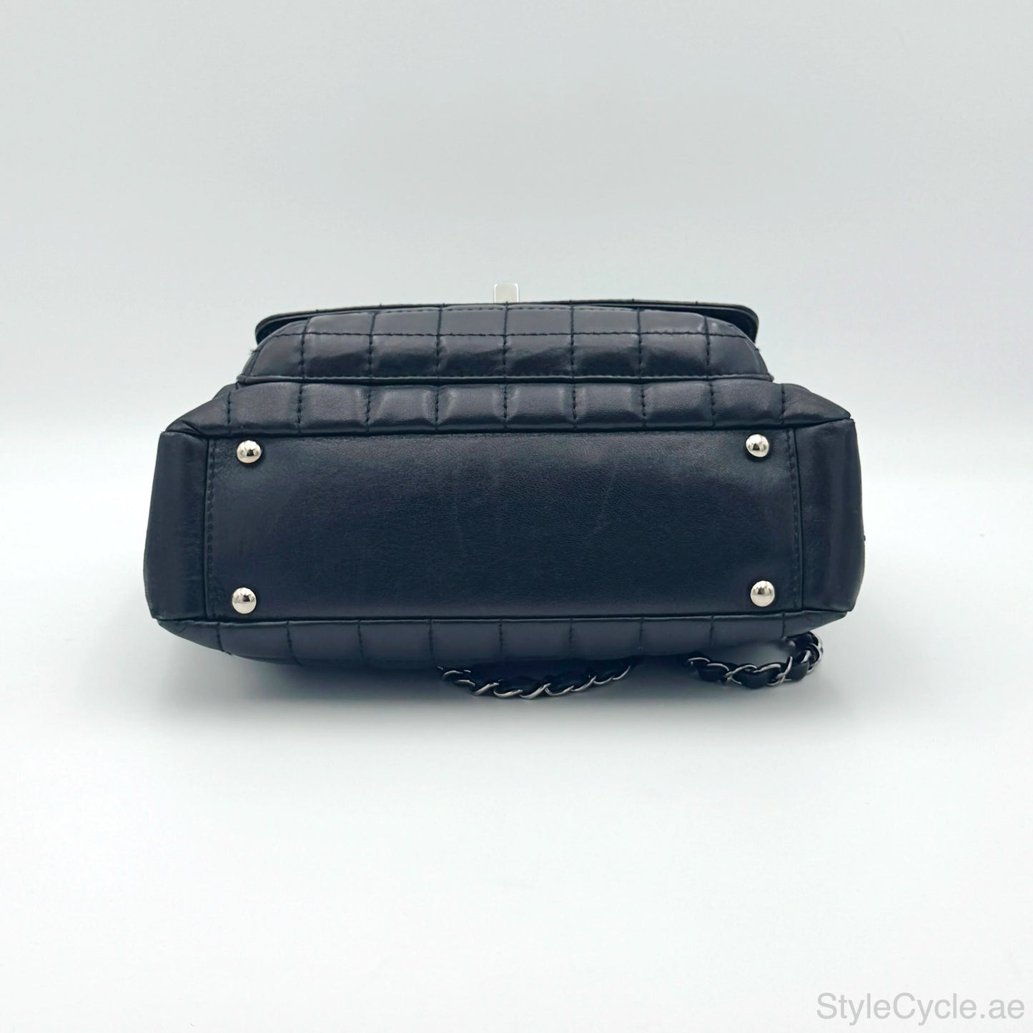 Chanel Black Cube Bar Quilted Bag