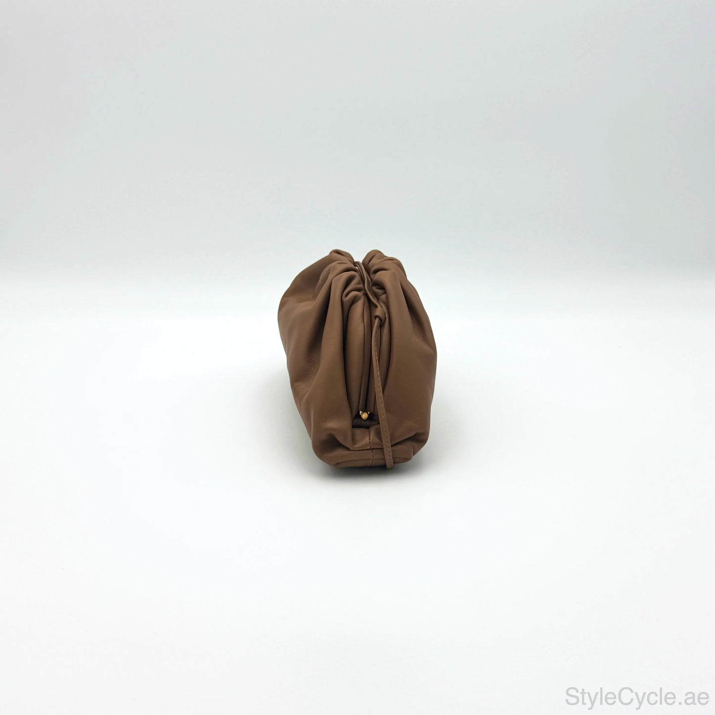 Bottega Veneta The Pouch Small in Brown Leather