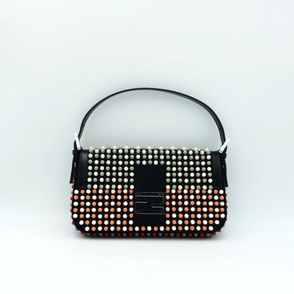 Fendi Baguette Beaded Shoulder Bag