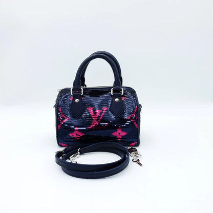 *RARE*Louis Vuitton Speedy Bandoulière 18 – Giant Monogram Sequin Bag