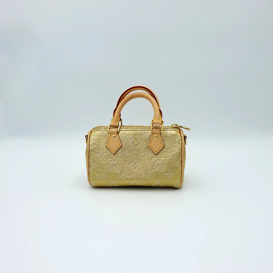 Louis Vuitton Nano Speedy – Limited Edition Gold Monogram Canvas