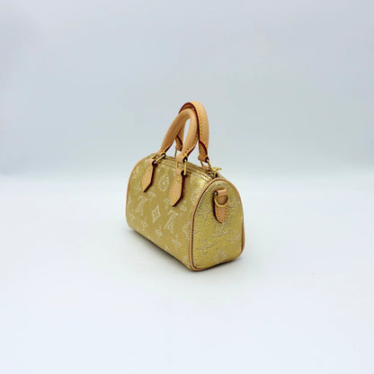 Louis Vuitton Nano Speedy – Limited Edition Gold Monogram Canvas