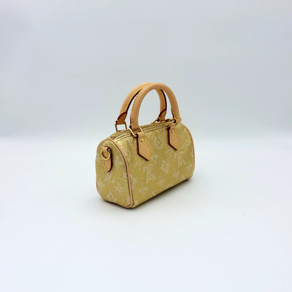 Louis Vuitton Nano Speedy – Limited Edition Gold Monogram Canvas