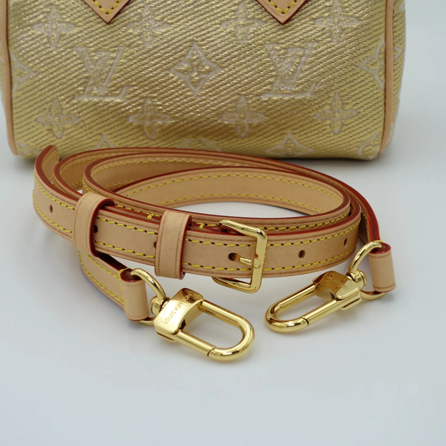Louis Vuitton Nano Speedy – Limited Edition Gold Monogram Canvas