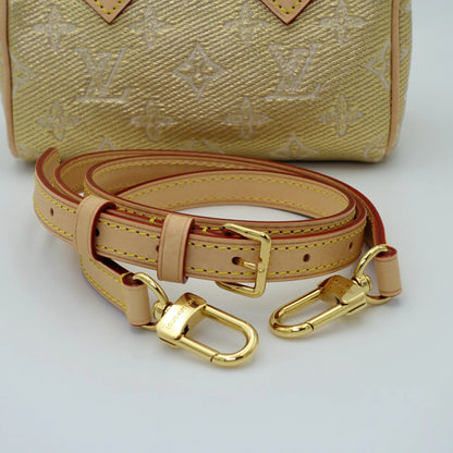 Louis Vuitton Nano Speedy – Limited Edition Gold Monogram Canvas
