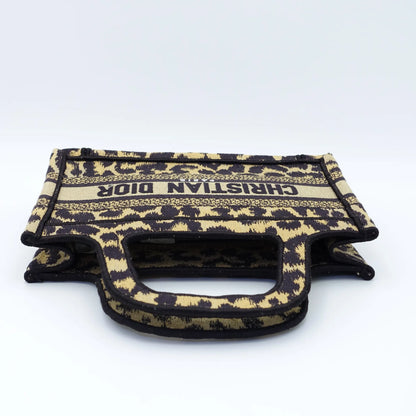 Dior Mini Book Tote in Mizza Leopard Embroidery