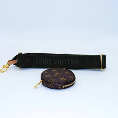 Louis Vuitton Multi Pochette in Monogram Canvas with Khaki Strap