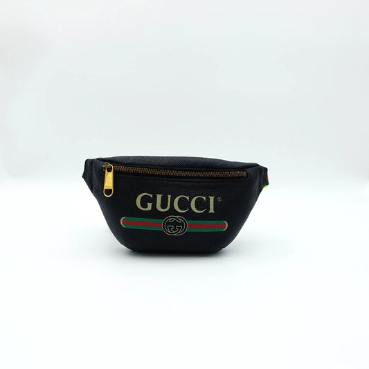 Gucci Vintage Logo Leather Belt Bag