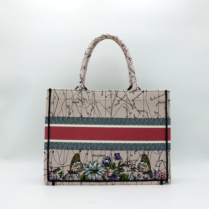 Dior Large Book Tote – Jardin d’Hiver Embroidery