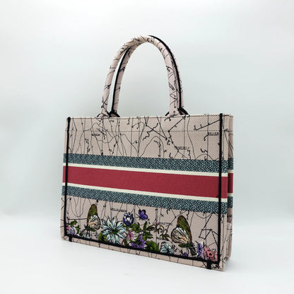 Dior Large Book Tote – Jardin d’Hiver Embroidery