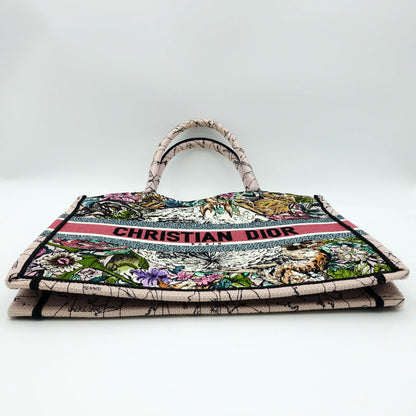 Dior Large Book Tote – Jardin d’Hiver Embroidery