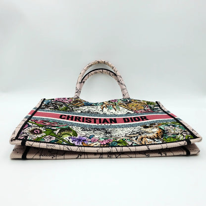 Dior Large Book Tote – Jardin d’Hiver Embroidery