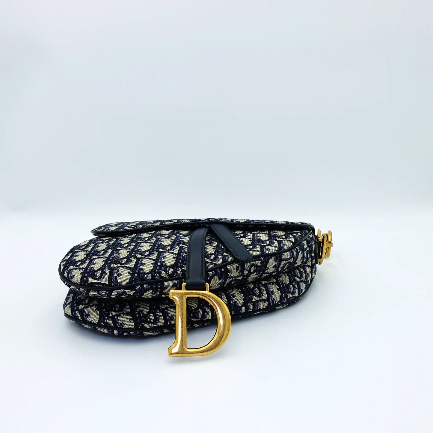 Dior Saddle Bag – Blue Oblique Canvas