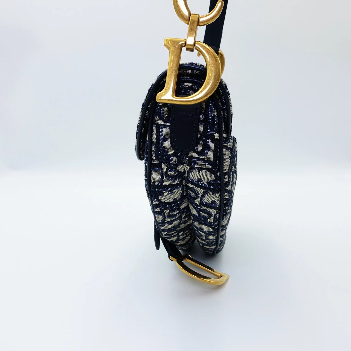 Dior Saddle Bag – Blue Oblique Canvas
