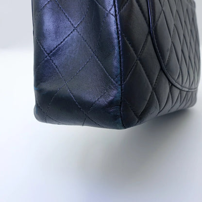 Chanel Classic Single Flap Bag – Black Quilted Lambskin with 24k Gold Hardware (Vintage Series)