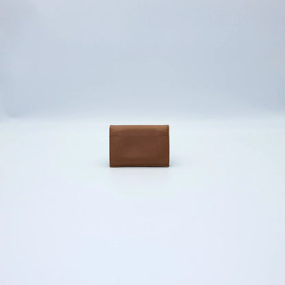 Prada Saffiano Leather Card Holder in Dusty Pink