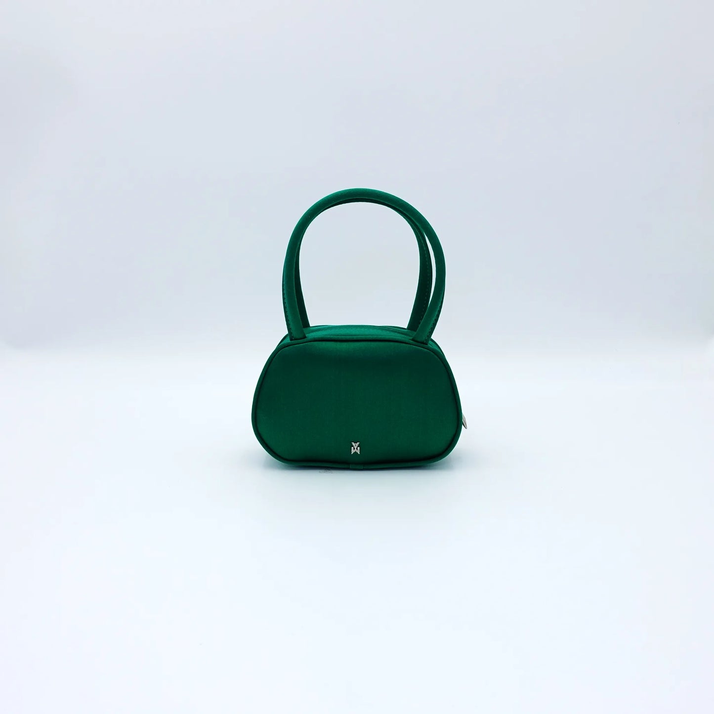 Amina Muaddi Super Amini Ciao Bella Bag in Satin