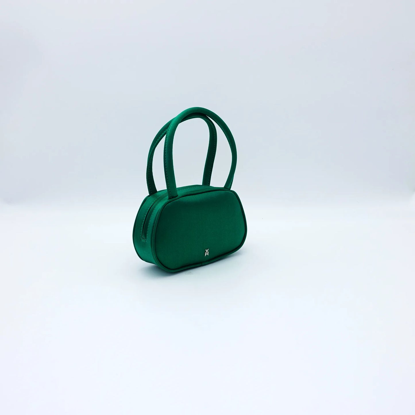 Amina Muaddi Super Amini Ciao Bella Bag in Satin