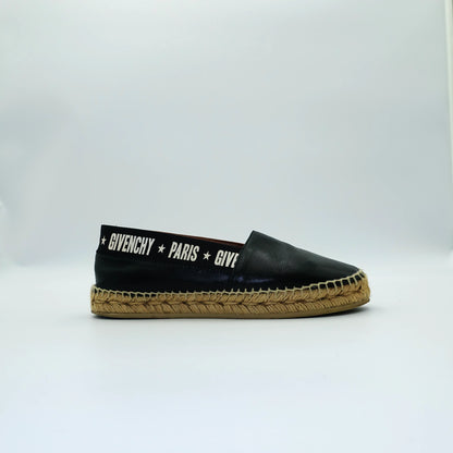 Givenchy Logo-Band Leather Espadrilles