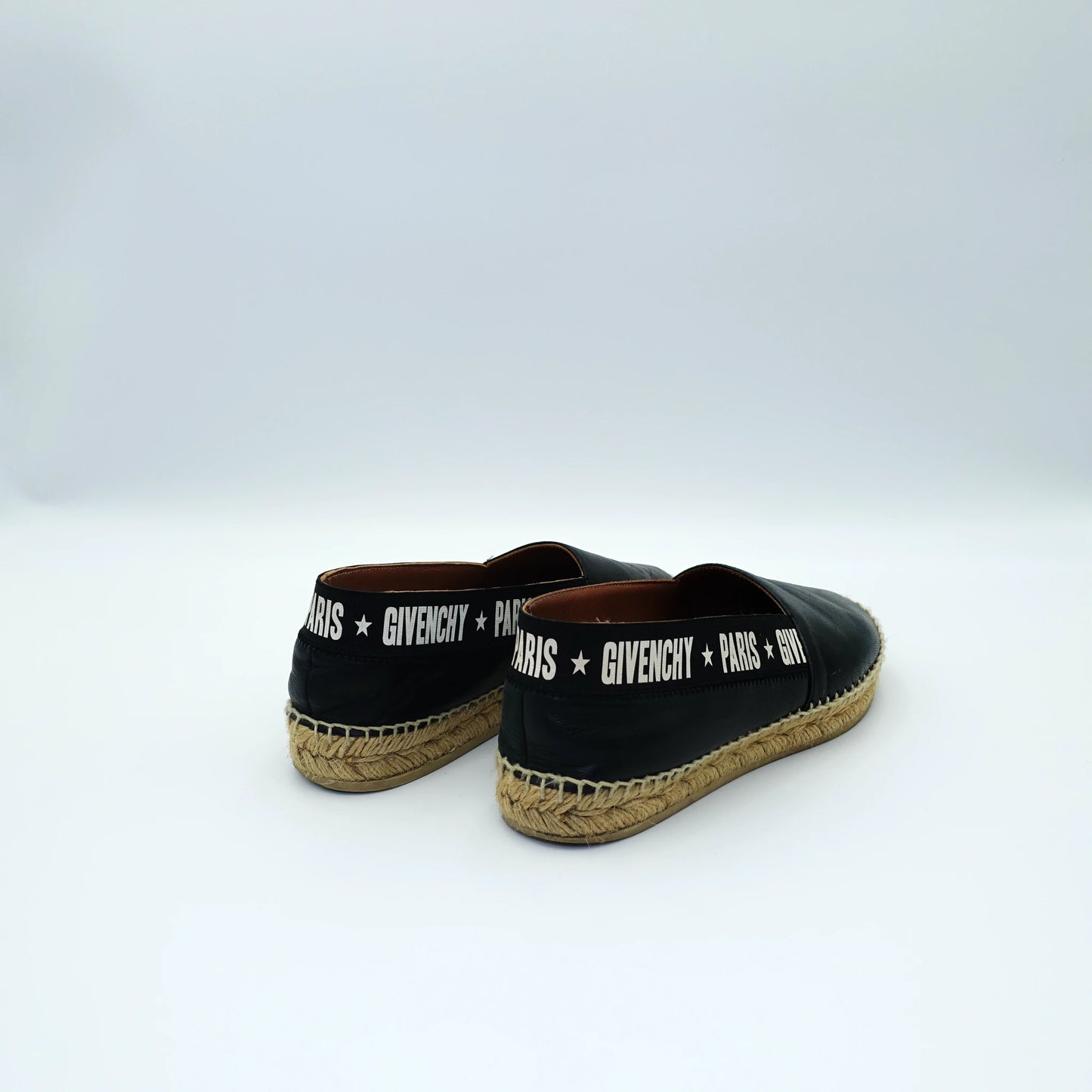 Givenchy Logo-Band Leather Espadrilles