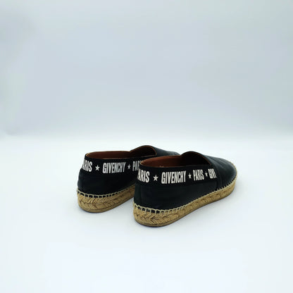 Givenchy Logo-Band Leather Espadrilles