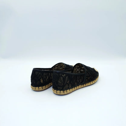 Valentino Garavani Lace Cap-Toe Espadrilles EU36