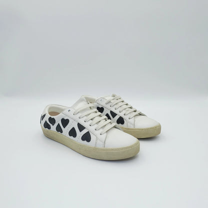 Saint Laurent Court Classic “Black Heart” Sneakers EU36