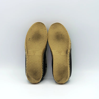 Givenchy Logo-Band Leather Espadrilles