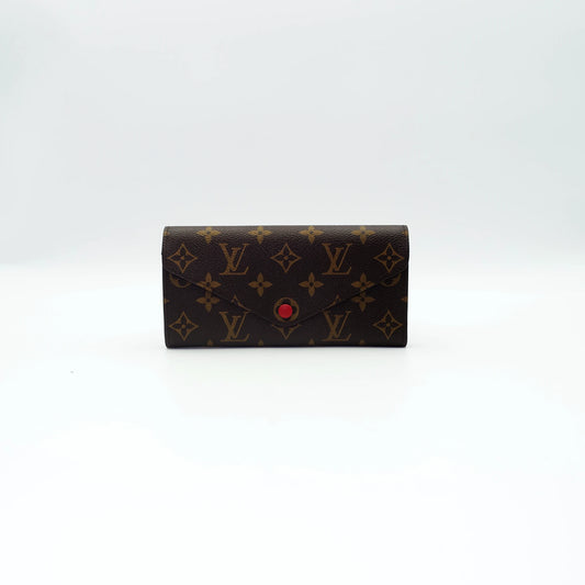 Louis Vuitton Portefeuille Josephine Pink Monogram Canvas Wallet with Removable Pouch