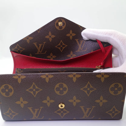 Louis Vuitton Portefeuille Josephine Pink Monogram Canvas Wallet with Removable Pouch
