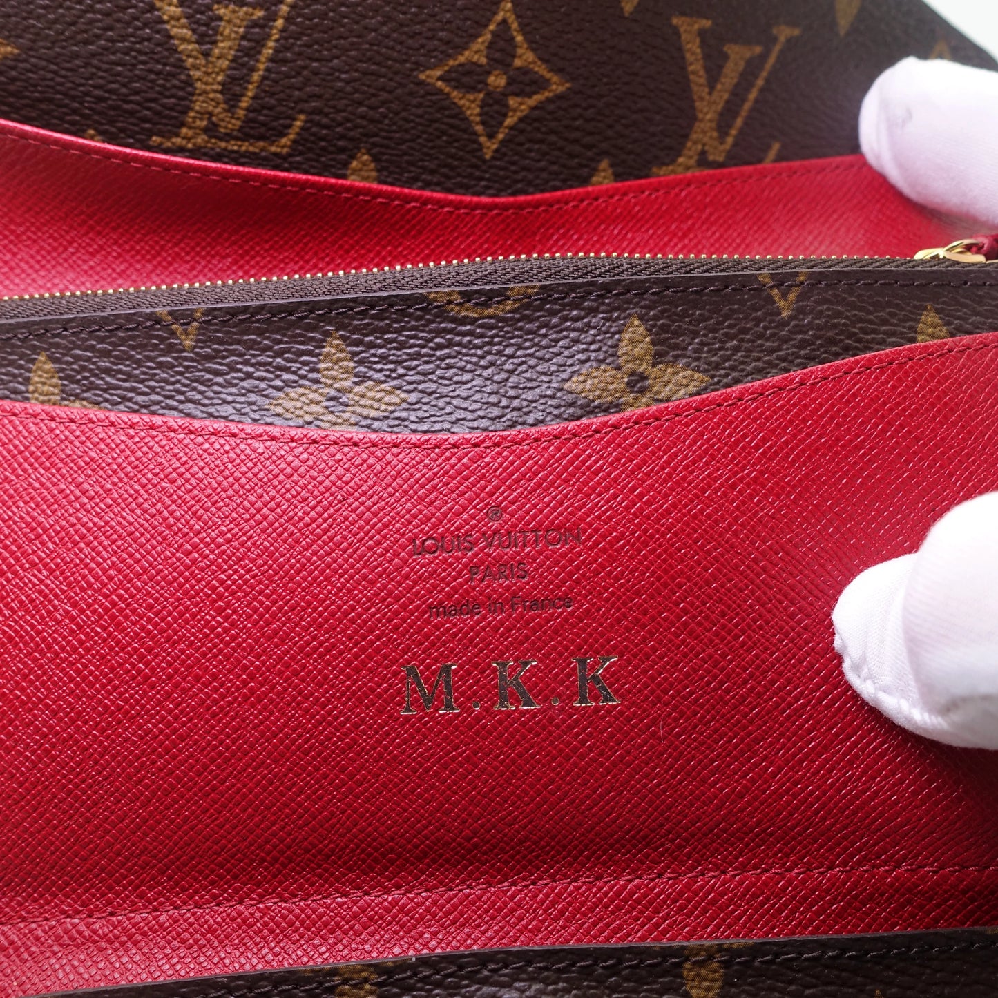 Louis Vuitton Portefeuille Josephine Pink Monogram Canvas Wallet with Removable Pouch