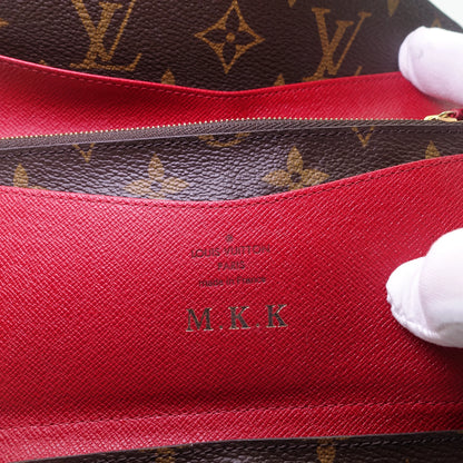 Louis Vuitton Portefeuille Josephine Pink Monogram Canvas Wallet with Removable Pouch